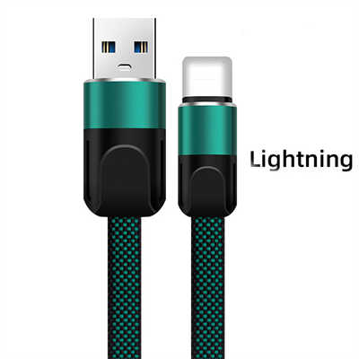 Mobile accessories custom iPhone cable 5A braided weave cable data cable