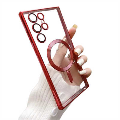 Cell phone cases solutions Samsung S23 Ultra electroplated Magsafe case 