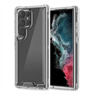 Samsung phone case distributors best S23 ultra 2in1 anti-fall clear TPU case