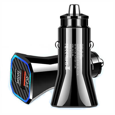 Dual car charger factories USB charger fast charging vehicle adapter