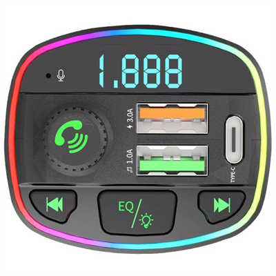 USB C car charger vendor Bluetooth vehicle charger adapter FM Transmitter Q16