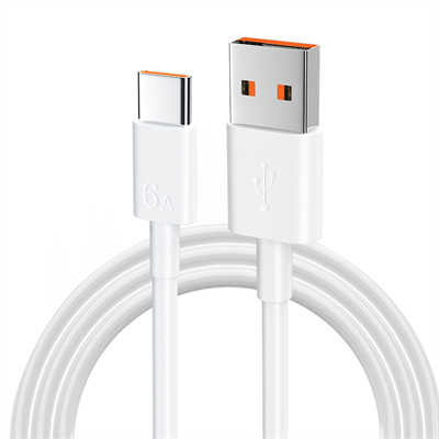 Phone accessories bulk buy USB to USB cable personalized 6A fast charging cable