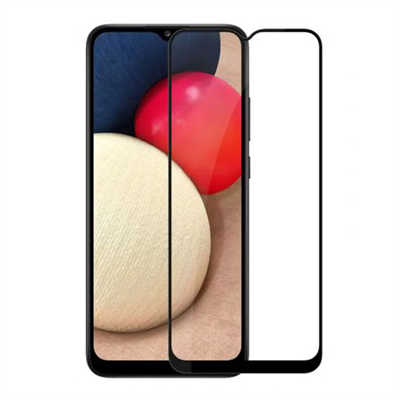Samsung A55 screen protector white label full cover 9H toughened glass