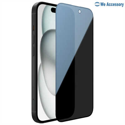 Wholesale iPhone 16 privacy tempered glass screen protector 30 degree anti spy