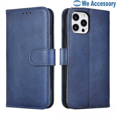 Phone Case wholesale suppliers iPhone 16 luxury case calfskin wallet case
