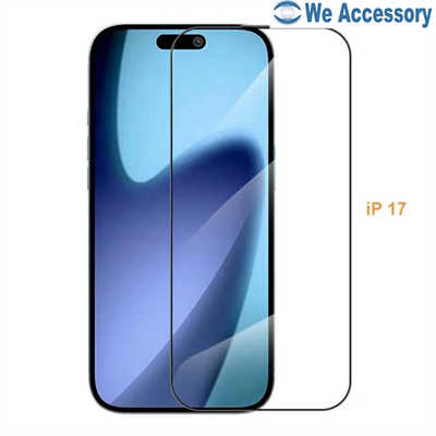 Wholesale iPhone 17 accessories full cover iphone 17 tempered glass protector