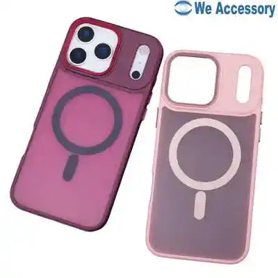 Phone Case Wholesaler iPhone 17 Case TPU+PC 2in1 Colorful Matte Magsafe Case