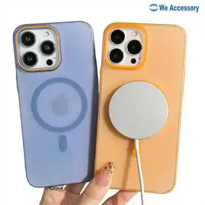 Apple phone accessories supplier iPhone 16 PC skin feel Magsafe matte case