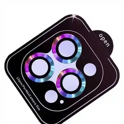 iPhone camera protector with positioning sticker wholesale 15 lens tempered glass