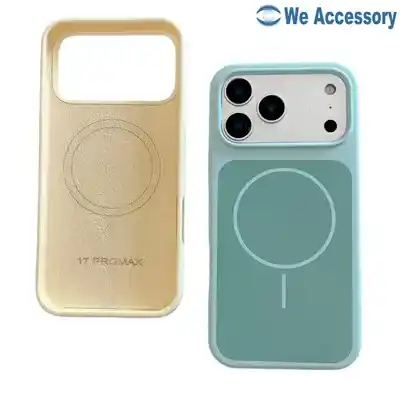 iPhone accessories supplier iPhone 17 magsafe case Dual-color silicone case