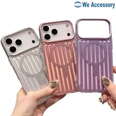 Wholesale iPhone 17 Magsafe case suitcase magnetic colorful phone back cover