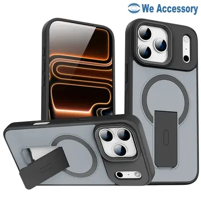 Hot phone accessories iPhone 18 Pro magnetic stand phone case foldable phone holder case